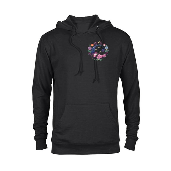 Disney Alphabet Monogram Letter C for Cheshire Cat - Pullover Hoodie for Adults - Customized-Black