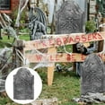 thumbnail image 1 of Halloween Tombstone Ghost Head Gravestone for Haunted House Secret Room Bar, 1 of 5