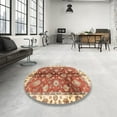 thumbnail image 3 of Ahgly Company Indoor Rectangle Abstract Red Oriental Area Rugs, 4' x 6', 3 of 6