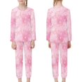 thumbnail image 4 of DISNIMO Pink Cherry Blossom Pajamas Kids Girls 11t Girls Pajamas Set Pajamas Set for Kids 2 Piece Pjs for Toddlers Boys Long Pants & Sleeve Pj Set Cute Night Sets, 4 of 7