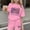 01 Pink, variant on Freshbabe Kids Girls 4th of July Outfit, American Flag Floral Print Crew Neck T-Shirt and Drawstring Shorts Set, Patriotic Summer Vacation Outfits