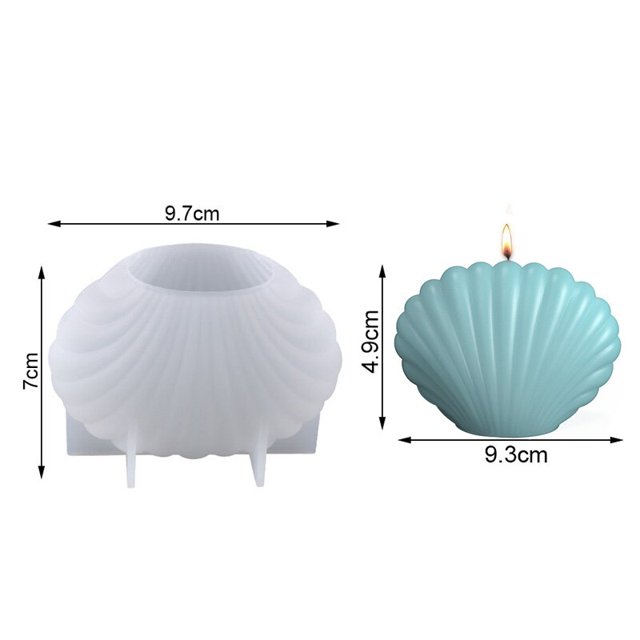 Molde de vela de silicona con arco a rayas, molde de yeso de aromaterapia en forma de U, molde de resina de jabón, herramienta de fabricación de velas de adorno, decoración del hogar