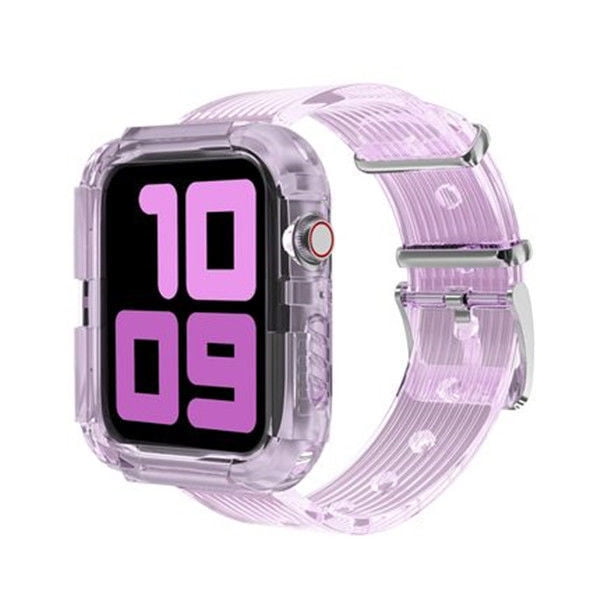 Compatible avec Apple Watch iWatch Bracelet 42mm / 44mm, Étui de Protection Sport Ajustable Antichoc Robuste (Violet, 42/44mm)