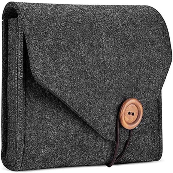HaimeiNew Felt Power Storage Bag for Data Cable Mouse Travel