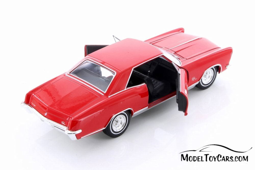 1965 Buick Riviera Grand Sport Hardtop, Red - Welly 24072WR - 1/24