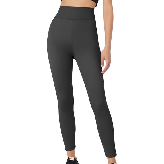 DAFPZW High Waisted Leggings for Women Casual No Front Seam Yoga Pants Workout Legging Running Gym Shapewear Pant