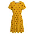thumbnail image 4 of Mrs Fox's Women's Dress Short Sleeve Summer Sundress Summer Women Clothes, 4 of 7