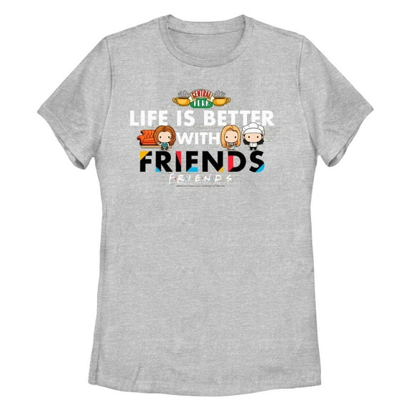 Women's Friends Life Is Better Graphic T-Shirt