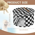 thumbnail image 2 of Hat Storage Box with Clear Side Window Non Woven Hat Box with Handle Enduring Cap Carrier Case for Home Travel, 2 of 11