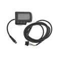 thumbnail image 2 of Pantalla Lcd para bicicleta eléctrica, 24v, 36v, 48v, En06, Sm/impermeable, enchufe de 5 pines, para piezas de bicicleta eléctrica, 2 of 5