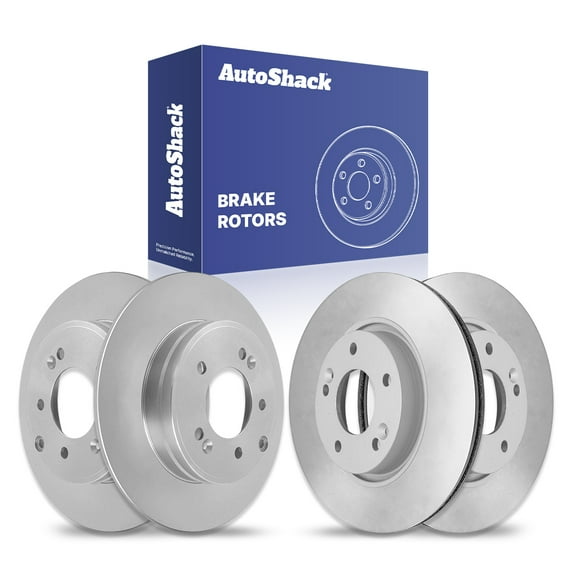 AutoShack Front Vented & Rear Solid Brake Rotors 4-PC Set Replacement for 2011-2019 Hyundai Sonata 2011-2020 Kia Optima 2016-2018 Hyundai Tucson