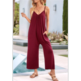 thumbnail image 3 of Womens Casual Jumpsuits Red L, 3 of 7