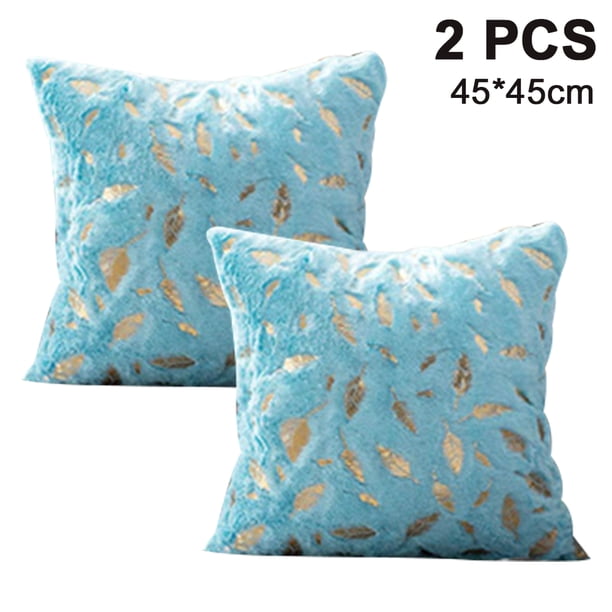Juego de 2 fundas de almohada de plumas bronceadoras, funda de cojín con borlas, almohada decorativa de pelo corto con cremallera, sofá y dormitorio Xemadio 2034650-3