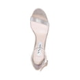 thumbnail image 3 of NINA Womens Pink Glitter Rhinestone Padded Veniza Almond Toe Stiletto Buckle Leather Dress Sandals Shoes 11 M, 3 of 3
