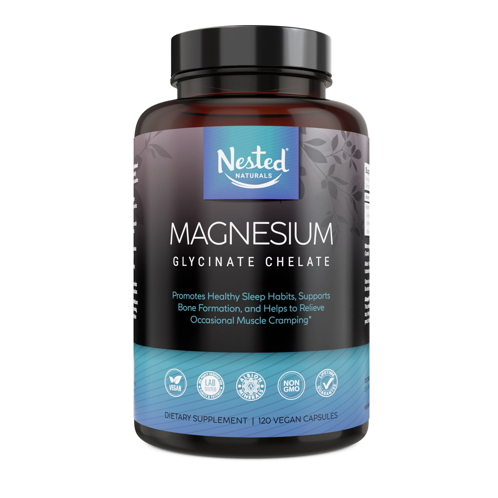 Nested Naturals Magnesium Glycinate 200 mg