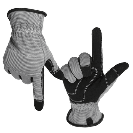 

1 pair of labor insurance gloves non-slip work gloves stab-proof hand gardening breathable