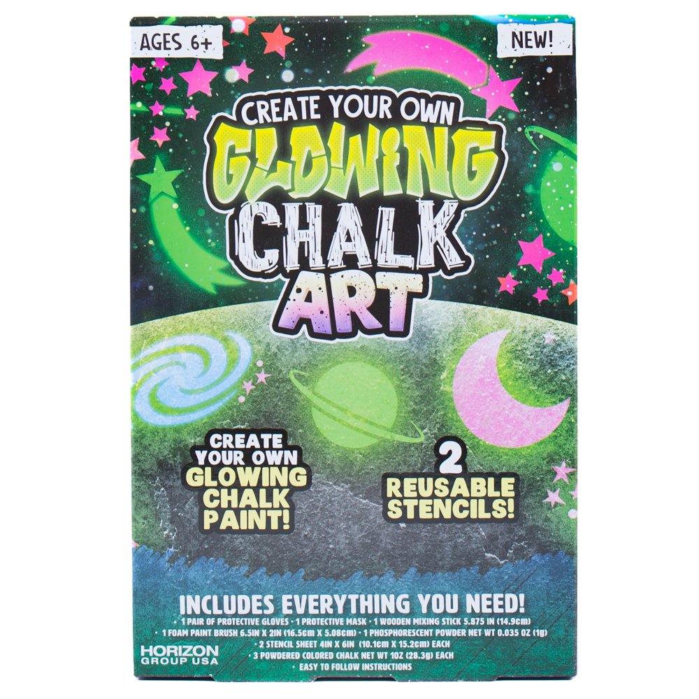 Create Your Own GlowintheDark Chalk Art