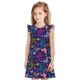 thumbnail image 1 of Fotbe Colorful Butterflies Vestido de Dormir para Niñas de 3 a 10 Años, Mangas Cortas, Estilo Princesa, Pijama Camisón con Mangas Voladas-Medium, 1 of 6
