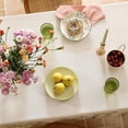 thumbnail image 4 of Mantel ISAENNE Designer de lino blanco roto 170x170 cm, 4 of 9