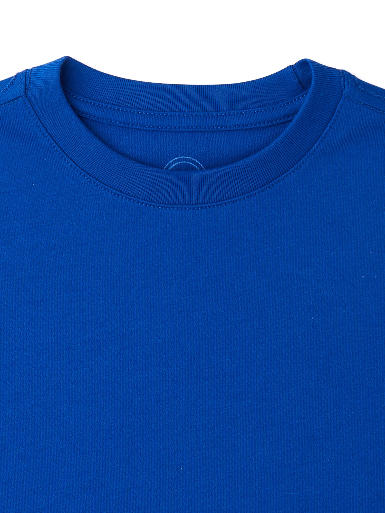 Wonder Nation Boys Short Sleeve Crewneck T-Shirt, 5-Pack, Sizes 4-18 & Husky