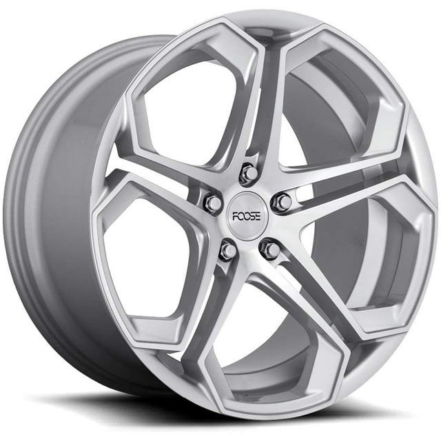 Foose F170 Impala 20x10.5 5x4.5" +40mm Silver Wheel Rim 20" Inch