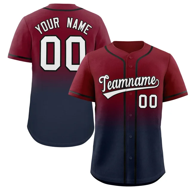 New Personalized Custom Baseball Jersey Full Sublimation Sports Softball Game Training Shirt