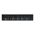 thumbnail image 3 of StarTech.com 4 Port HDMI KVM Switch, Single Monitor 4K 60Hz Ultra HD HDR, Desktop HDMI 2.0 KVM Switch with 2 Port USB 3.0 Hub (5Gbps) & 4x USB 2.0 HID Ports, Audio, Hotkey Switching, TAA - KVM with Fast Switching - KVM / audio switch - 4 x KVM / audio - 1 local user - desktop, rack-mountable - TAA Compliant, 3 of 4