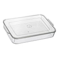 thumbnail image 3 of Refrigerador Caja de conservación fresca Cajón transparente de PET Refrigerador Organizador de almacenamiento de bebidas con tapa, Estilo corto ensanchado Guardurnaity HA005035-01, 3 of 7