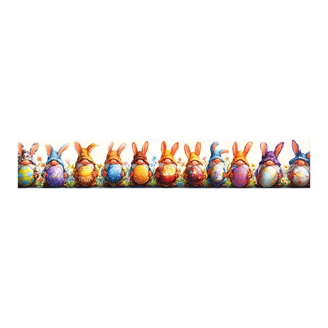 zhangmingg Easter Celebration Banner Heartfelt Holiday Decorative Sign for Home Party Festive Spring