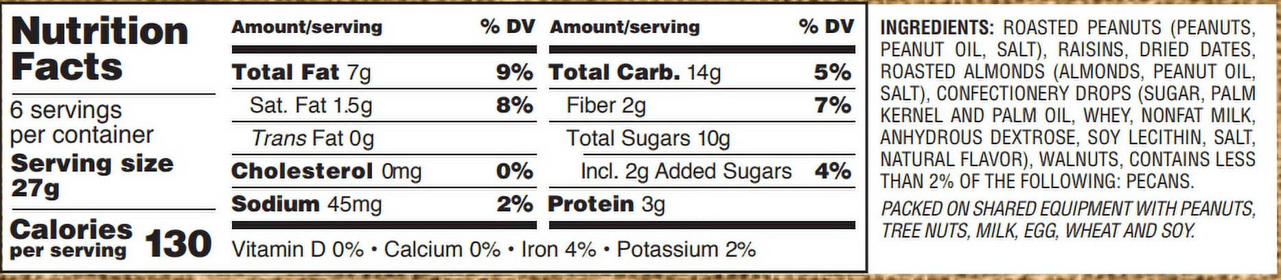 Gurley's Golden Recipe Yogi Trail Mix, Nut & Berry Blend, 6 oz (Pack of 8)
