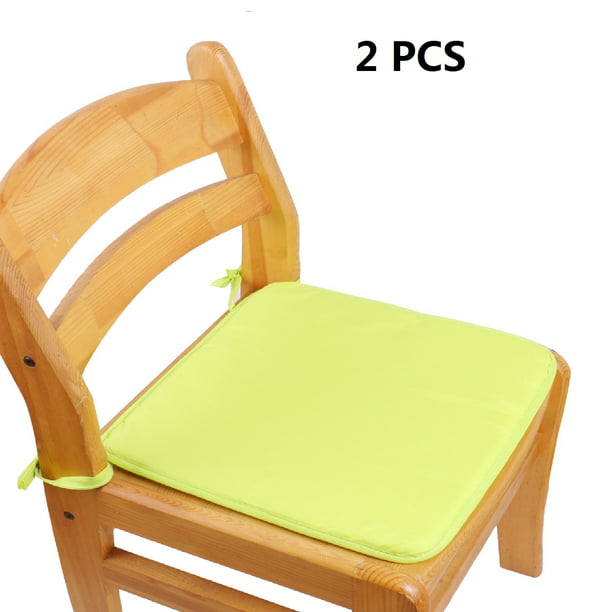 2 Pcs Chair Cushion With Ties For Dining Chairs Polyester Fiber Home Chair Pads Kitchen Seat Cushion And Dining Chair Pad For Home Office Coffee Shop 16x16x1inch Walmart Com Walmart Com