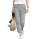 thumbnail image 1 of WILLBEST Pantalones Casuales de Verano para Mujer, Ligeros, Cómodos, Transpirables, para Playa, con Bolsillo para Uso Diario. Extra Grande, 1 of 7