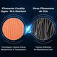 thumbnail image 3 of Filamento para Impresora 3D Creality Hyper PLA Stardust Coffee 1,75 mm 1 kg, Alta Velocidad con Chip RFID, Café Oscuro Estrellado, 3 of 8