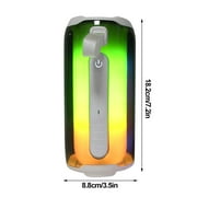 No. 5 Wireless Bluetooth Speaker, Home Outdoor Voice Intelligent Dazzling Light, Portable Desktop Bluetooth Audio