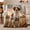 Field Dog, variant on German Shorthaired Pointer Autumn Forest Scene Hunting Dog, Peaceful Pet Portrait Pattern, Warm Flannel Blanket for Cabin and Lodge, Dog Lovers Thanksgiving Gift, Pet Lover Home Decor