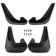 thumbnail image 3 of Universal Mudflaps Mud Flaps Flap Splash Guards Mudguards Car Auto Van SUV Trucks Sedan Wheel Fender, 3 of 5