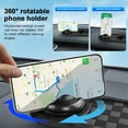 thumbnail image 4 of Multifunction Car Anti-Slip Mat, Rotatable Anti Skid Car Dashboard Mat, Universal Car Phone Holder with Temporary Parking Numbe for Phones, Sunglasses, Keys, Gadgets, 4 of 7