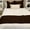 Chocolate Solid, variant on Bed Runner 1 Piece, 400 Thread Count, 100% Egyptian Cotton, Super Soft and Luxury, Pinch Pleated Design, Bed Runner For Bed - Lavender Solid, King Size.