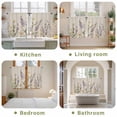 thumbnail image 6 of Spring Lavender Kitchen Curtains, Farmhouse Floral Vintage Light Filtering Window Curtain Panels, 2Pcs Rod Pocket Window Treatments Set for RV Dining Room Study Room 42x54 Inches, 6 of 9