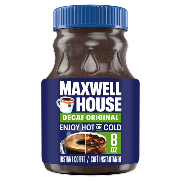 Maxwell House Original Roast Decaffeinated Instant Coffee, 8 oz Jar