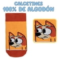 thumbnail image 4 of Calcetines Tin Bebé Bluey Sokkos Algodón Liso 3 Pares Divertidos y Cómodos, 4 of 6