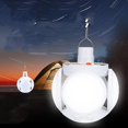 thumbnail image 4 of Bombilla solar recargable CHAO luz de emergencia LED 45 parches 2400mah IP65, 4 of 5