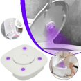thumbnail image 1 of Mini UV Light Toilet Sanitizer Home Hotel Toilet Germicidal UV Lamp - White, 1 of 5
