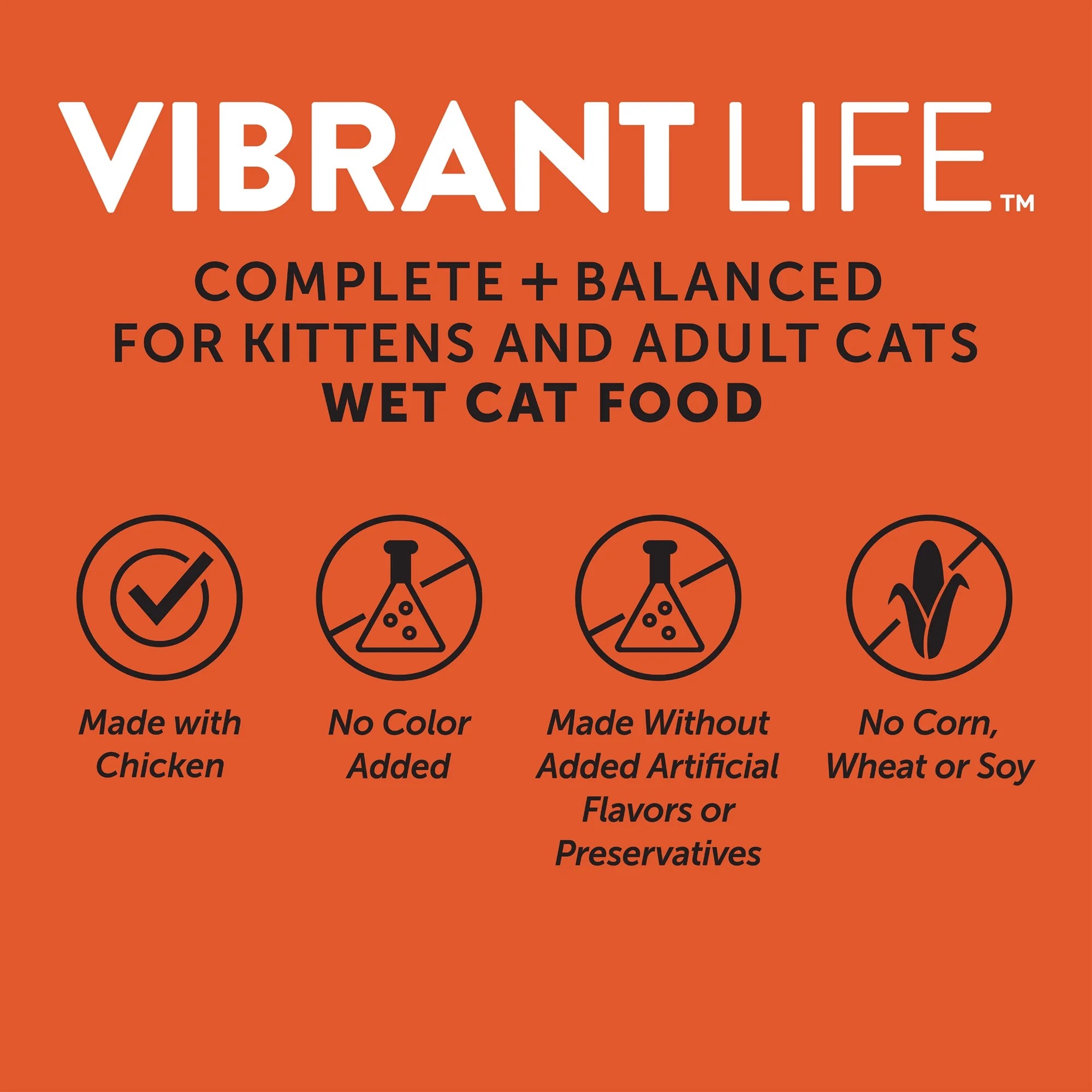Vibrant Life Chicken, Shrimp & Pumpkin Shreds Wet Cat Food, 12 Cans photo 6