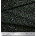 thumbnail image 2 of Soimoi Rayon Fabric Artistic Leaves Printed Fabric 1 Yard 56 Inch Wide, 2 of 3