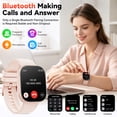 thumbnail image 4 of Minsxk 1.88''HD Smart Watch Fits for Android and IPhone,Smartwatch for Women Men, IP68 Waterproof, Bluetooth Answer Calls, Fitness Tracker with Multi Sport Modes,for Gift (Pink), 4 of 9