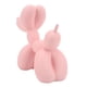 thumbnail image 4 of Estatua de perro con globo, adorno de escultura de perro con globo rosa exquisito para decoración de escritorio, mesita de noche, hogar y oficina, 4 of 12