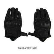 Non-Perforated Full Finger Motorcycle Gloves Windproof Protecting Gloves