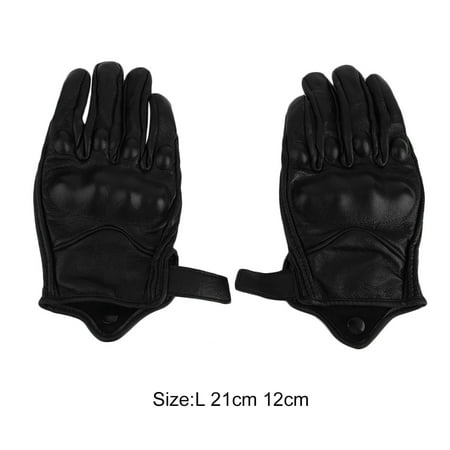 Non-Perforated Full Finger Motorcycle Gloves Windproof Protecting Gloves