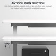 thumbnail image 7 of Electric Standing Desk with Dual Motors, 220 lbs Load Capacity, Rounded-Edge, Three-Stage Lifting Legs & Safety Rebound System, 55"×28"Adjustable Sit Stand Workstation for Home Office, 7 of 7